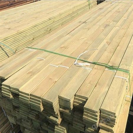 德晟进口樟子松防腐木板材 户外实木地板料 可定制加工