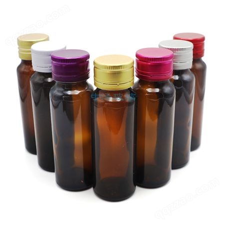 棕色口服液瓶 30ml茶色沙棘蓝莓瓶 50ml避光酵素瓶60ml糖浆瓶100ml