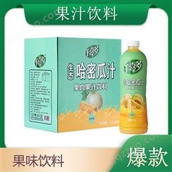 生态哈密瓜蓝莓山楂蜜桃果肉果汁1.5L×6瓶夏季饮品