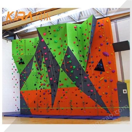 奇乐KIRA玻璃钢攀岩墙攀爬壁拓展抱石攀岩竞技攀岩设施定制