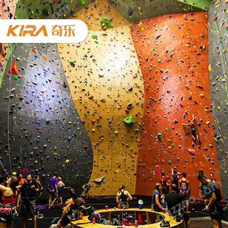 奇乐KIRA室内外大型成人抱石攀岩墙攀爬架攀登壁体能训练