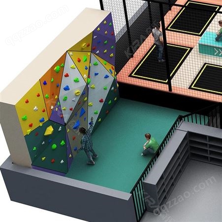 蹦床公园-大型蹦床设备定制-室内游乐场馆规划设计KIRA