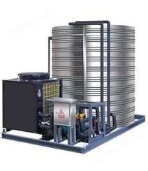 免安装空气能热泵一体机3匹+3吨保温水箱变频泵 一体机组设备