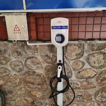 瑞桩 微蓝汽车充电桩 防雨落地式24v单相充电器 汽车充电站