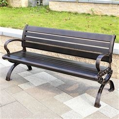 公园椅户外铸铝休闲长凳