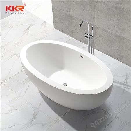 KingKonree 厂家 人体力学人造石浴缸 细腻柔润卫浴洁具 色彩丰富