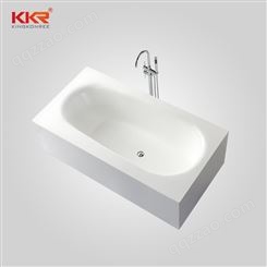 KingKonree卫浴 bathtub酒店款现货好价人造石浴缸独立浴盆薄边