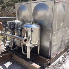鑫海供水设备 不锈钢水箱 生活饮用 保温效果 消防设备