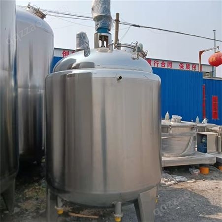 二手立式不锈钢储罐 常压工业液体搅拌保温罐 占地小 容量大