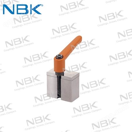 日本NBK LDME钢制无电解镀镍外螺纹夹紧手柄把手
