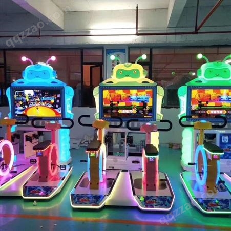 儿童动感单车游戏机 跑酷游乐园 大型游戏厅设备-康增锐游戏机广州厂家