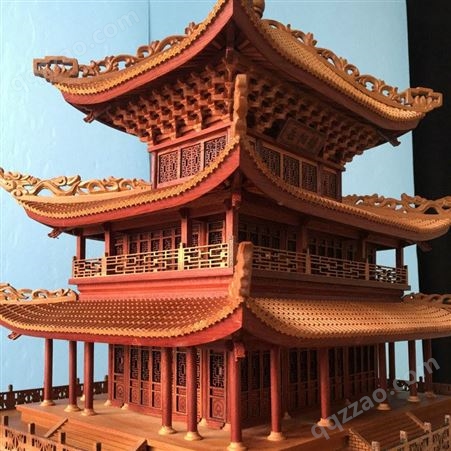 四大名楼古代建筑 历史文物保护 建筑木质 定制礼品模型
