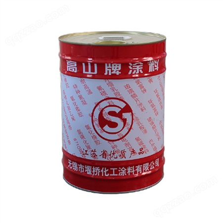 堰桥化工 醇酸防锈漆 桔红色 单罐装 漆膜坚硬干燥快