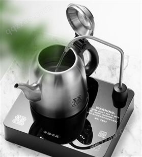 吉谷烧水壶白色保温一体TB0102电热水壶泡茶专用电水壶全自动上水