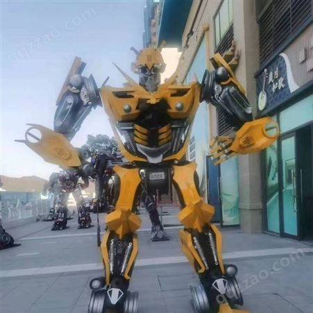 大型变形金刚模型展 智能机器人大黄蜂汽车人定制出租