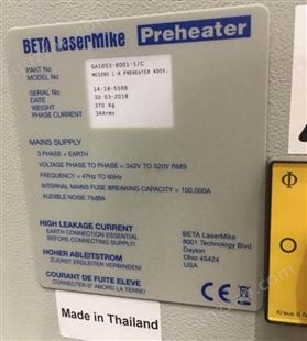 美国BETA LaserMike-高频导体预热器-感应预热