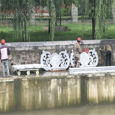 贵州青石栏杆定制 五山石业定做1.2m河道青石护栏板