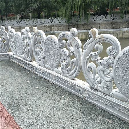 贵州青石栏杆定制 五山石业定做1.2m河道青石护栏板