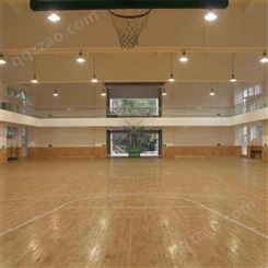 胜滨体育制作 户外用 健身房用 排球馆木地板 经久耐用