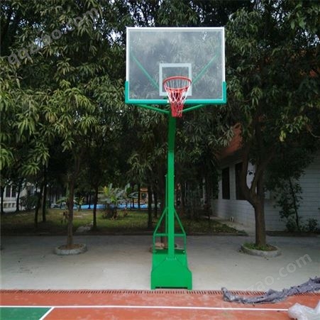 胜滨体育制造 青少年 用 小区篮球架 表面做防腐处理