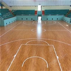 胜滨体育制造 龙骨式 悬浮式 排球馆木地板 防滑抗冲击