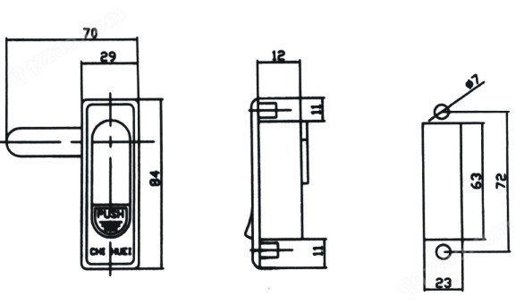 RV-245-4电柜门锁