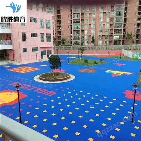 隆胜体育供应 幼儿园悬浮地板 悬浮地板 各种规格厚度可选