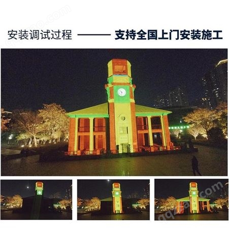 安徽芜湖户外景区大楼全息投影建筑MAPPING灯光秀-半景画科技