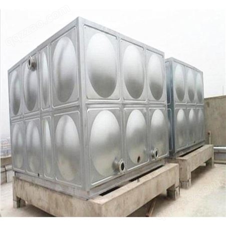 方形圆形不锈钢水箱 组合式拼装16立方安装便利 吴江变频供水设备厂
