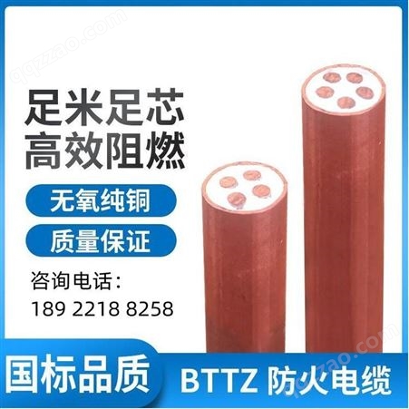 南洋电缆国标铜矿物质绝缘刚性BTTZ柔性BTTRZ NG-A BTL芯防火电缆