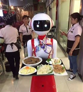 丹顶鹤智能无轨激光导航送餐机器人