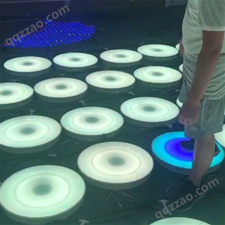酷儿麦AR多媒体投影 动物踩踩乐3D LED发光踏板亲子互动设备