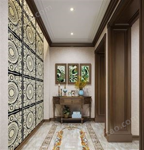 现代别墅装修设计 多种装饰风格快速出图 包全屋家具设计
