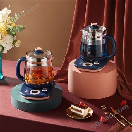小熊养生壶家用多功能YSH-D15Z5办公室小型玻璃煮茶器电热烧水壶