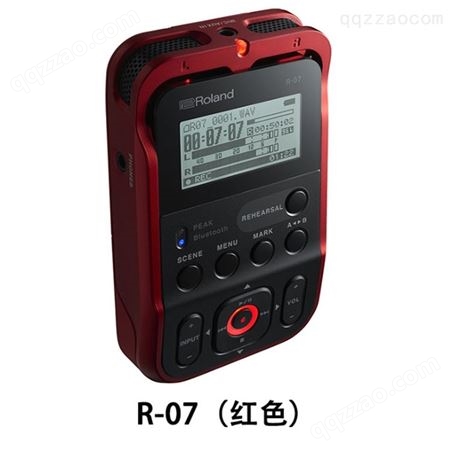 ROLAND R-07罗兰R07便携式时尚蓝牙无线录音笔现场采访录音机