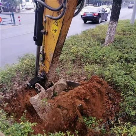 义乌挖机出租的 提供小型挖机 清运垃圾车租运等