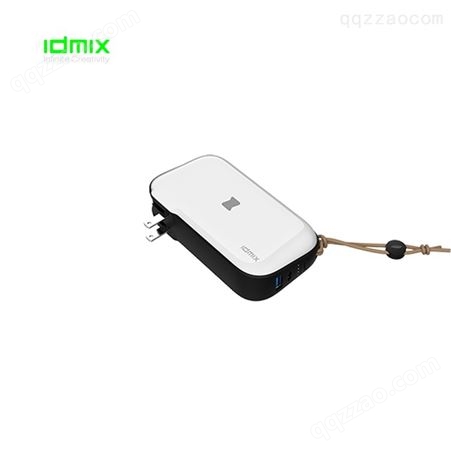 idmix超级旅行充CH06 自带插头充电宝三合一笔记本PD快充 10000mAh移动电源 支持三台同时充电 批发包邮