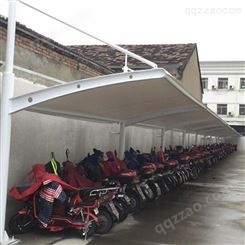 自行车遮雨棚定做 郑州电动车充电雨棚 * 欢迎咨询