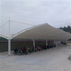 自行车遮雨棚定做 郑州电动车充电雨棚  品质可靠